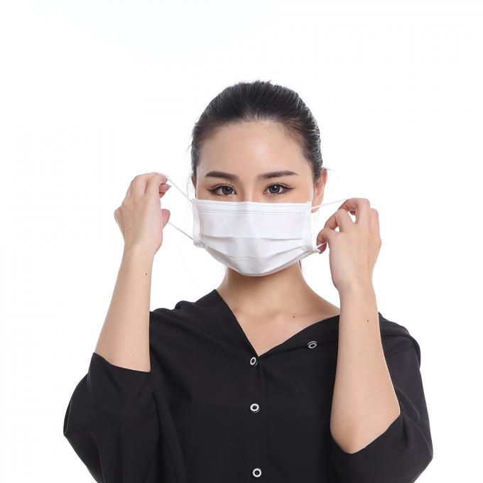 Kundengebundene 3 Falten-Wegwerfmaske, Antivirus-Wegwerfgesichtsmaske-Körperpflege
