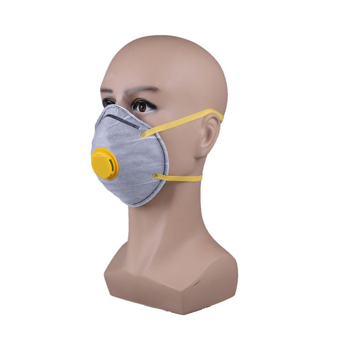 Kundengebundene Atemschutzmaske-Grau-Farbe der Schalen-FFP2 des Feinpartikel-Maske/4ply