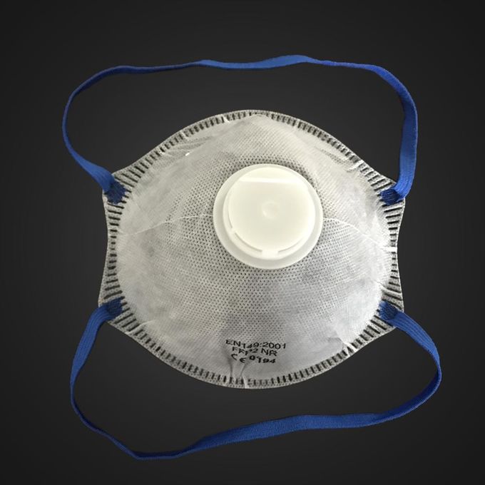 4 Masken-Aktivkohle-Sicherheits-Respirator-Masken-Antistaub der Schicht-Schalen-FFP2