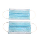Non woven Disposable Medical Mask Weight 25grams With Secure Loop Earloop