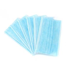 Erwachsenes Earloop Gesichtsmaske-blaue Farbwegwerf3 Falten-Gesichtsmaske