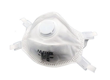 China Weiße Farbvalved Respirator-Maske, Respirator N95 mit Ausatmungsventil usine