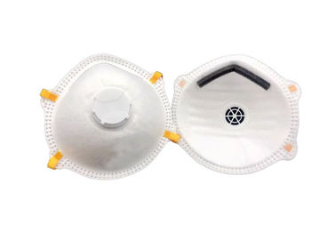 China Justierbare Nosepiece-Wegwerfrespirator-Masken-einfache Atmung mit Ventil usine